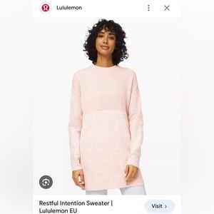 Lululemon restful intention sweater